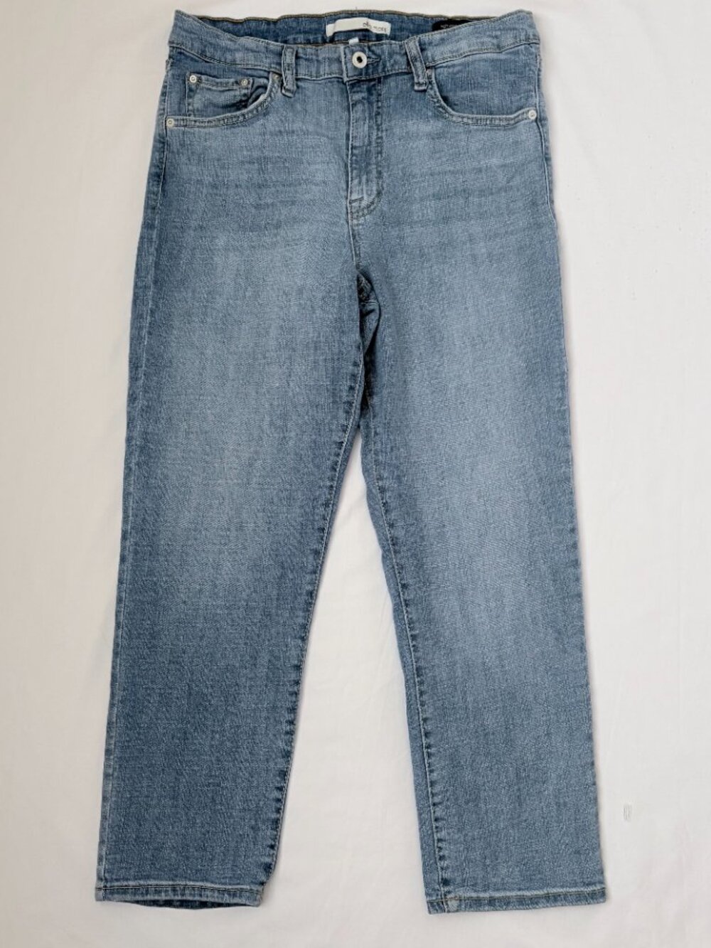 Ella Moss High Rise Slim Straight Ankle Jeans Luna Light Wash 10/30 Stretch